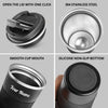 Gift Glow's Personalized Stainless Steel Coffee Mug 520ML| Hot For 8 Hours | Vacuum Insulated Mug