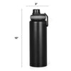 Stainless Steel Bottle 1L | Leak-Proof | GiftGlow | (Black Sipper Edition)