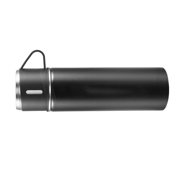 Gift Glow’s Personalized Stainless Steel Thermal Flask | 8 Hours Hot & Cold | Set (500ml) – Black Edition { Best For Corporate Gifting }