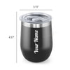 Gift Glow's Personalized Stainless Steel Coffee Mug 350ML| Leakproof Hot & Cold 4 Hours | Double Wall