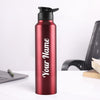 Gift Glow's Personalized Stainless Steel Bottle | 1L | Leakproof & Easy to Carry | Laser Engraved (Red)