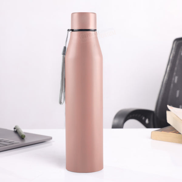 Stainless Steel Bottle 1L | Leak-Proof | GiftGlow | (Baby-Pink Edition)