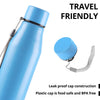 Stainless Steel Bottle 1L | Leak-Proof | GiftGlow | (Sky-Blue Edition)
