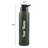 Gift Glow's Personalized Stainless Steel Bottle | 1L | Leakproof & Easy to Carry | Laser Engraved (Green)