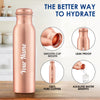Personalized Pure Copper Bottle 1L | Leak-Proof | GiftGlow