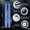 Gift Glow’s Personalized Blue Temperature Display Water Bottle 500 ML