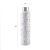 Stainless Steel Bottle 1L | Leak-Proof | GiftGlow | (Paper-White Edition)