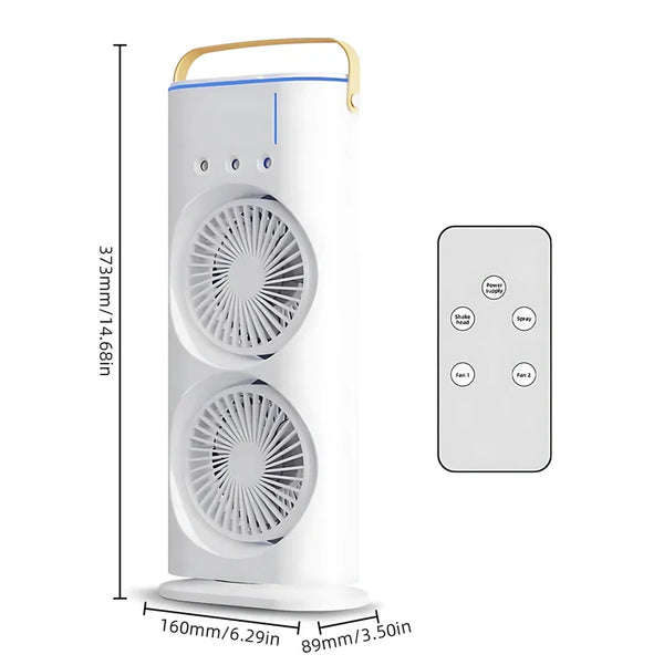 Gift Glow’s Special Summer Mini Air Cooler |Dual Fans for Your Desk, office,home and kitchen