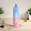 Personalized Stainless Steel Bottle 1L | Leak-Proof | GiftGlow | (Pink-Blue Edition)