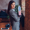 Stainless Steel Bottle 1L | Leak-Proof | GiftGlow | (Pink-Blue Edition)