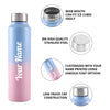 Personalized Stainless Steel Bottle 1L | Leak-Proof | GiftGlow | (Pink-Blue Edition)