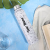 Gift Glow's Personalized Stainless Steel Bottle | 1L | Leakproof & Easy to Carry | Laser Engraved (Paper White)