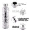 Gift Glow's Personalized Stainless Steel Bottle | 1L | Leakproof & Easy to Carry | Laser Engraved (Paper White)