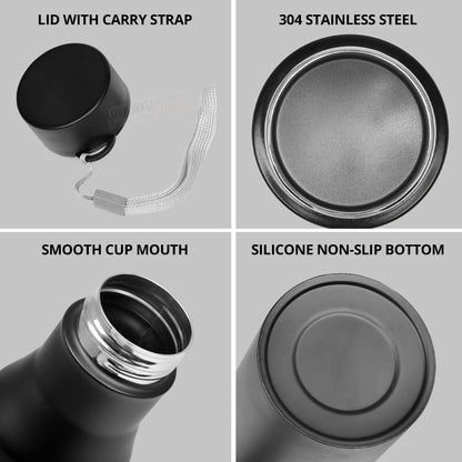 Stainless Steel Bottle 1L | Leak-Proof | GiftGlow | Easy to Carry