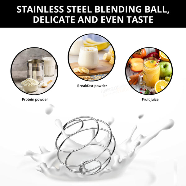 Gift Glow's Personalized Stainless Steel Black Gym Shaker | 700ml Leakproof Bottle | BPA-Free for Supplements