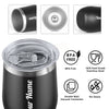 Gift Glow's Personalized Stainless Steel Coffee Mug 350ML| Leakproof Hot & Cold 4 Hours | Double Wall