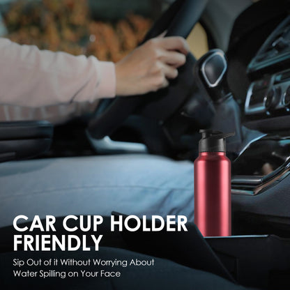 Stainless Steel Bottle 1L | Leak-Proof | GiftGlow | Perfect for Gifting