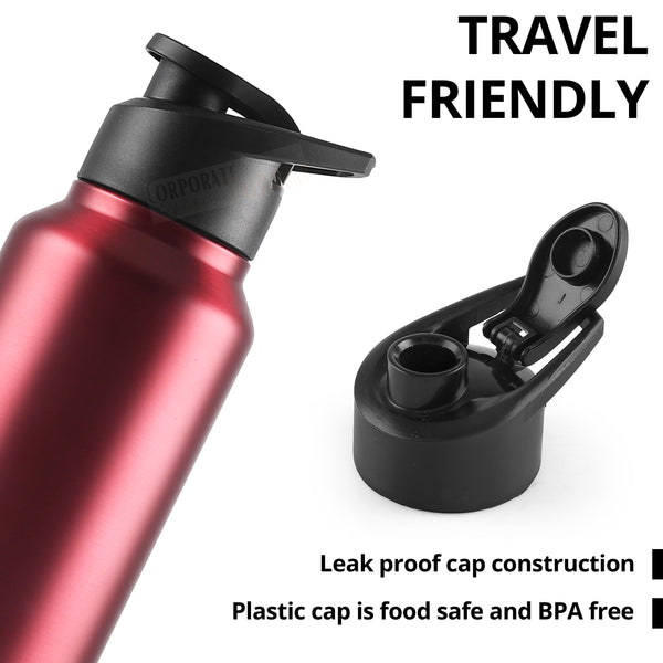 Stainless Steel Bottle 1L | Leak-Proof | GiftGlow | Perfect for Gifting