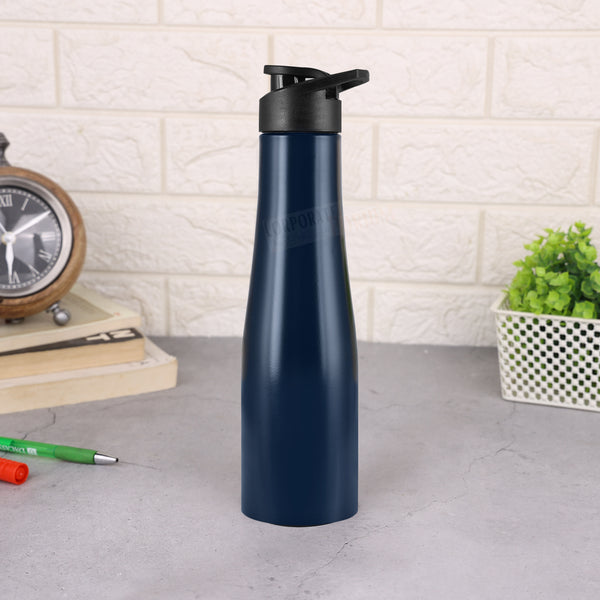 Stainless Steel Bottle 1L | Leak-Proof | GiftGlow | (Flora-Blue Edition)