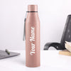 Personalized Stainless Steel Pink Bottle | 1L | Leakproof & Easy to Carry | Laser Engraved Gift