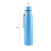 Stainless Steel Bottle 1L | Leak-Proof | GiftGlow | (Sky-Blue Edition)