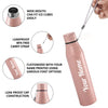 Personalized Stainless Steel Pink Bottle | 1L | Leakproof & Easy to Carry | Laser Engraved Gift