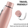 Stainless Steel Bottle 1L | Leak-Proof | GiftGlow | (Baby-Pink Edition)