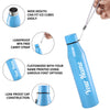 Personalized Stainless Steel Sky Blue Bottle | 1L | Leakproof & Easy to Carry | Laser Engraved Gift