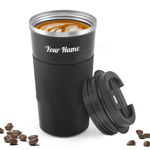 Gift Glow's Personalized Stainless Steel Coffee Mug 520ML| Hot For 8 Hours | Vacuum Insulated Mug
