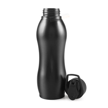 Stainless Steel Bottle 1L | Leak-Proof | GiftGlow | (Black Top Sipper Edition)