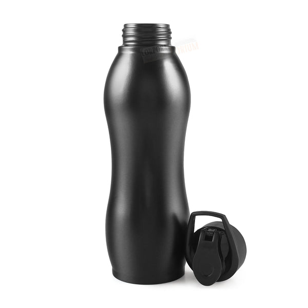 Stainless Steel Bottle 1L | Leak-Proof | GiftGlow | (Black Top Sipper Edition)