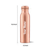 Personalized Pure Copper Bottle 1L | Leak-Proof | GiftGlow