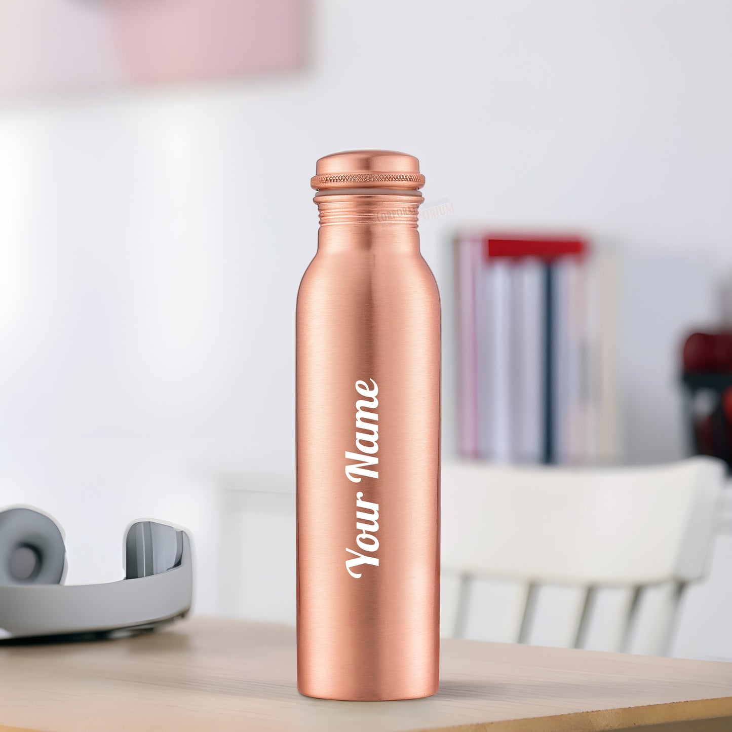 Personalized Pure Copper Bottle 1L | Leak-Proof | GiftGlow