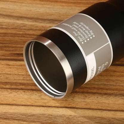 890 ml Double-Wall Travel Mug with Handle & Straw | GiftGlow