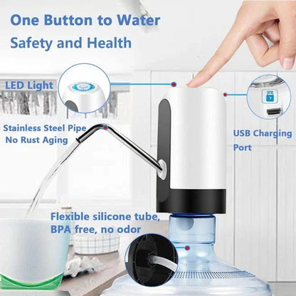 Stainless Steel & Plastic Automatic Drinking  Electric PumpDispenser