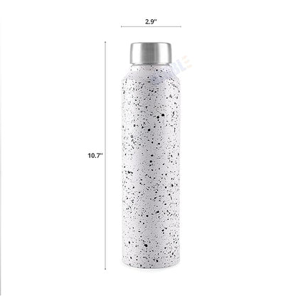 Stainless Steel Bottle 1L | Leak-Proof | GiftGlow | (Paper-White Edition)