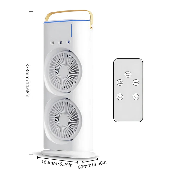 Gift Glow’s Special Summer Mini Air Cooler |  Dual Fans for Your Desk, office,home and kitchen