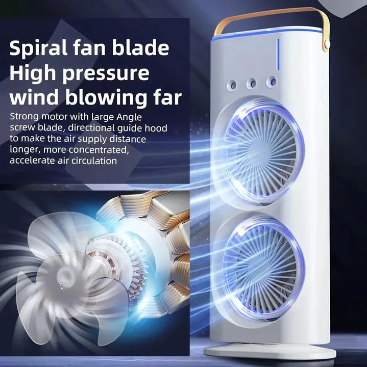 Gift Glow’s Special Summer Mini Air Cooler |  Dual Fans for Your Desk, office,home and kitchen