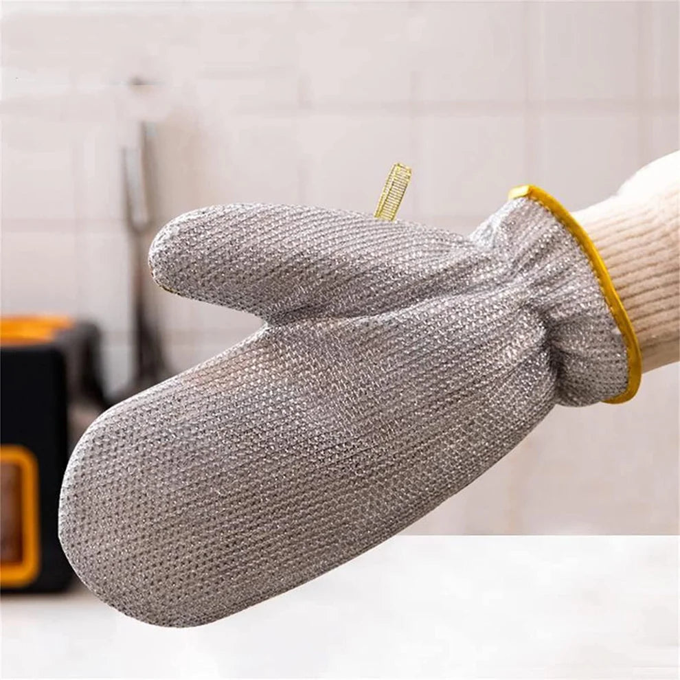 Wire Dishwashing Gloves (Pack Of 2)