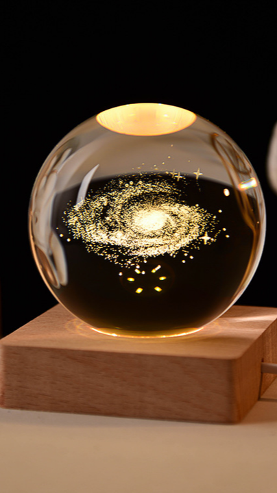 3d Planet  Solar System Crystal Ball Night Light