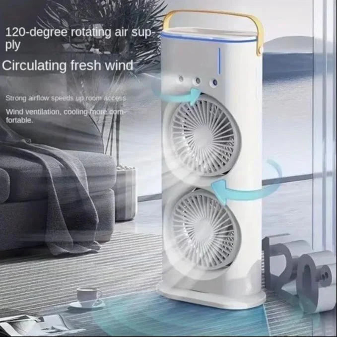 Gift Glow’s Special Summer Mini Air Cooler |  Dual Fans for Your Desk, office,home and kitchen