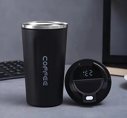 Personalized Coffee Mug Vacuum Insulated With Temperature Display