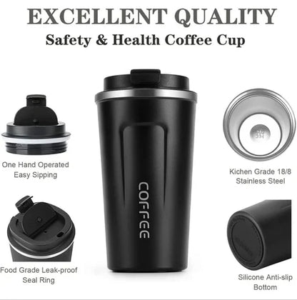 Personalized Coffee Mug Vacuum Insulated With Temperature Display